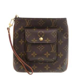 LOUIS VUITTON Authentic Brown Monogram Pouch